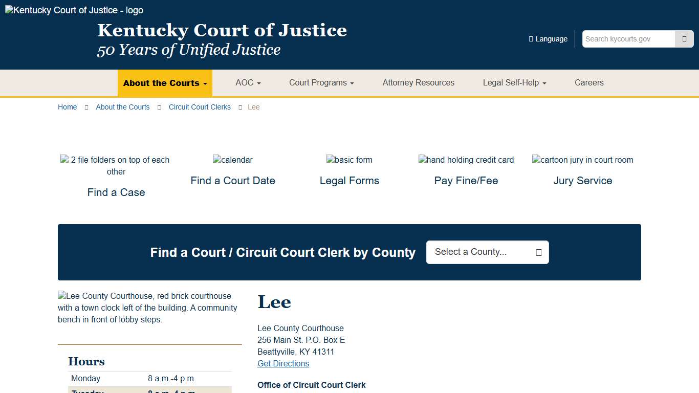 Lee - Kentucky Court of Justice