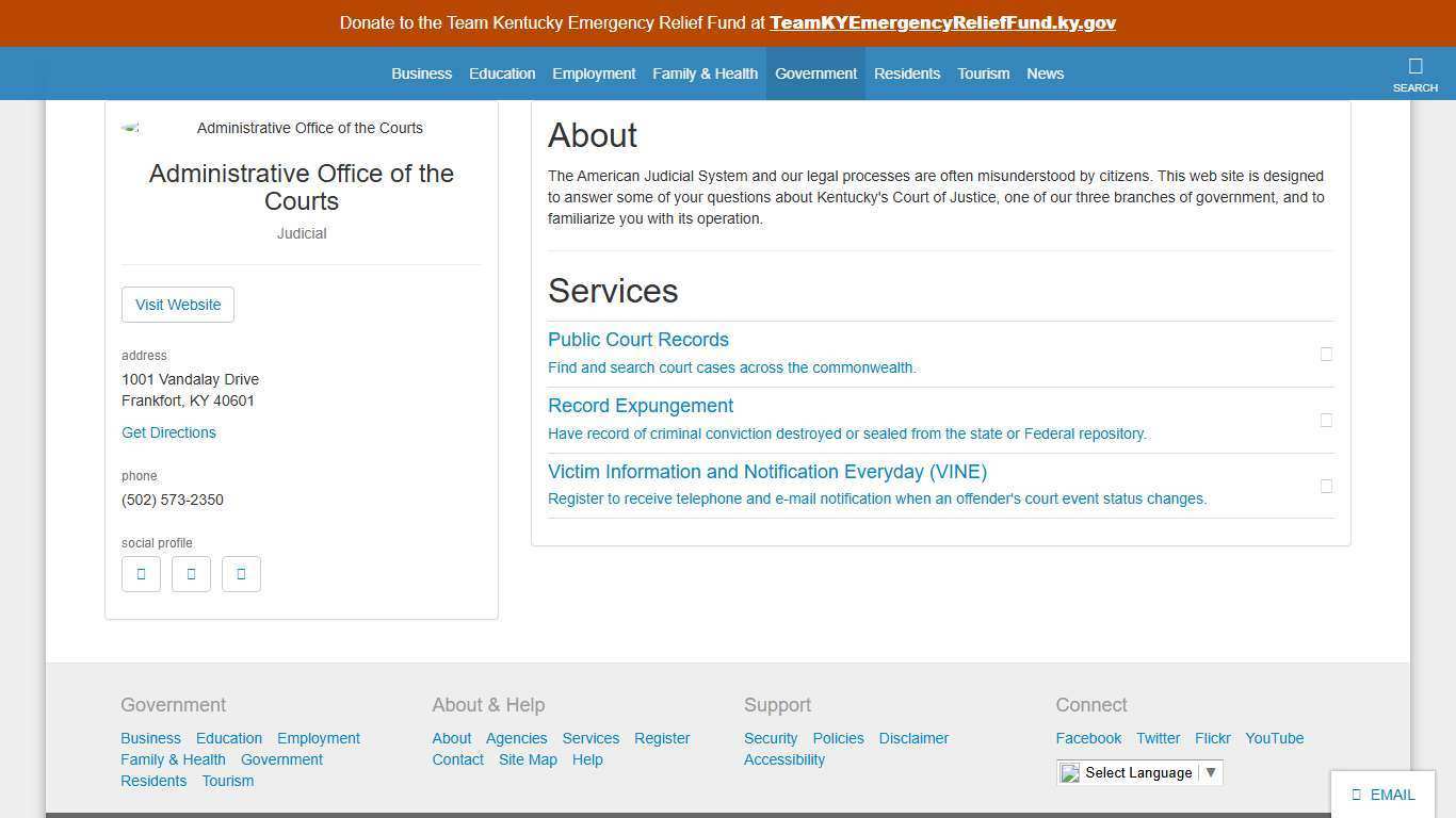 Administrative Office of the Courts - Kentucky.gov